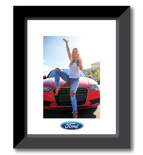 Customer receiving their keepsake at delivery